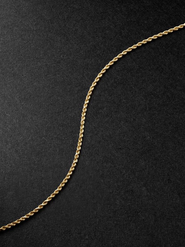20-Inch 14-Karat Gold Rope Chain Necklace - CU