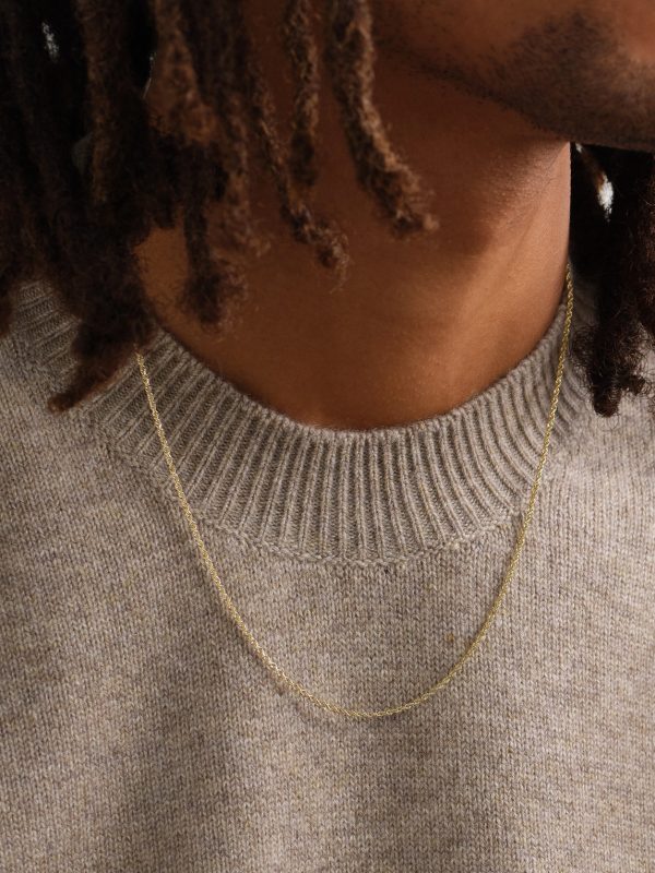 20-Inch 14-Karat Gold Rope Chain Necklace - FR