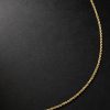 20-Inch 14-Karat Gold Rope Chain Necklace