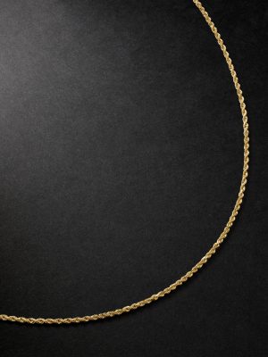 20-Inch 14-Karat Gold Rope Chain Necklace 20-Inch 14-Karat Gold Rope Chain Necklace