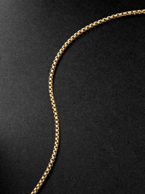 20-inch 14-Karat Gold Box Chain Necklace - CU 20-inch 14-Karat Gold Box Chain Necklace - CU