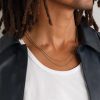 20-inch 14-Karat Gold Box Chain Necklace - E1 20-inch 14-Karat Gold Box Chain Necklace - E1