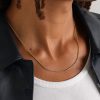 20-inch 14-Karat Gold Box Chain Necklace - FR 20-inch 14-Karat Gold Box Chain Necklace - FR