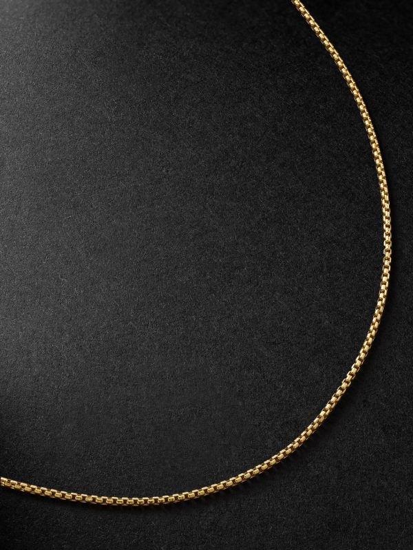 20-inch 14-Karat Gold Box Chain Necklace 20-inch 14-Karat Gold Box Chain Necklace