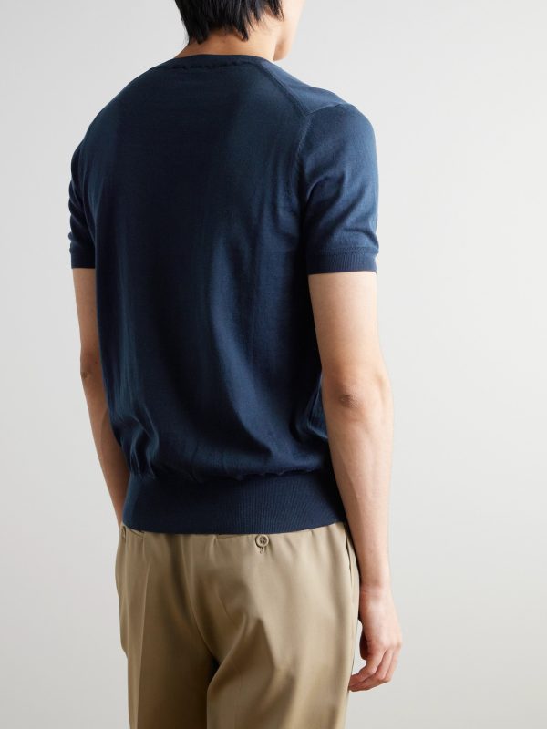 Slim-Fit Cotton T-Shirt - BK