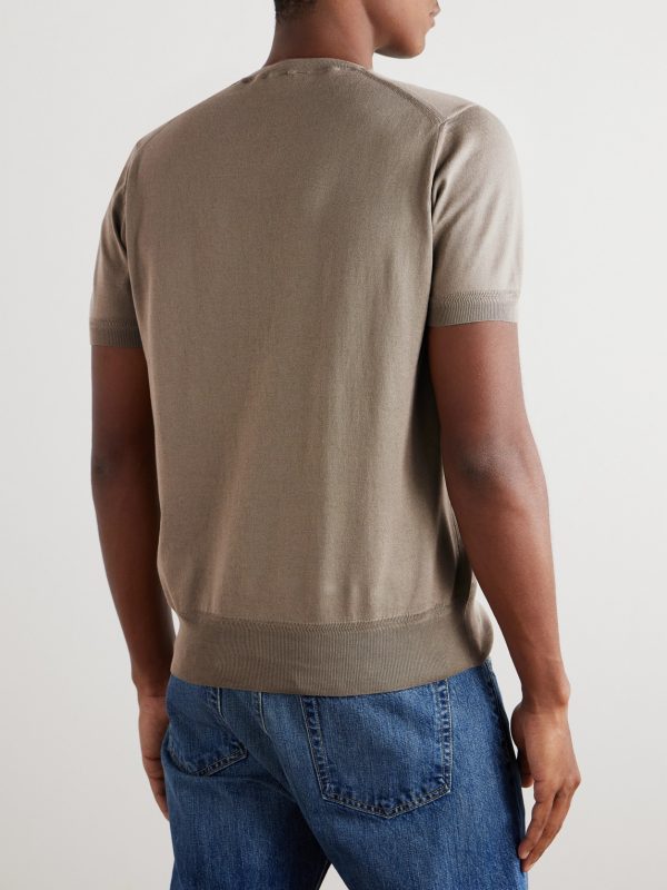 Slim-Fit Cotton T-Shirt - BK Slim-Fit Cotton T-Shirt - BK