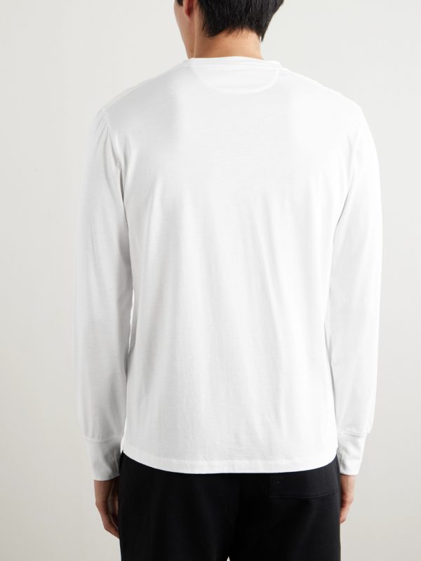 Slim-Fit Lyocell and Cotton-Blend Jersey T-Shirt - BK Slim-Fit Lyocell and Cotton-Blend Jersey T-Shirt - BK