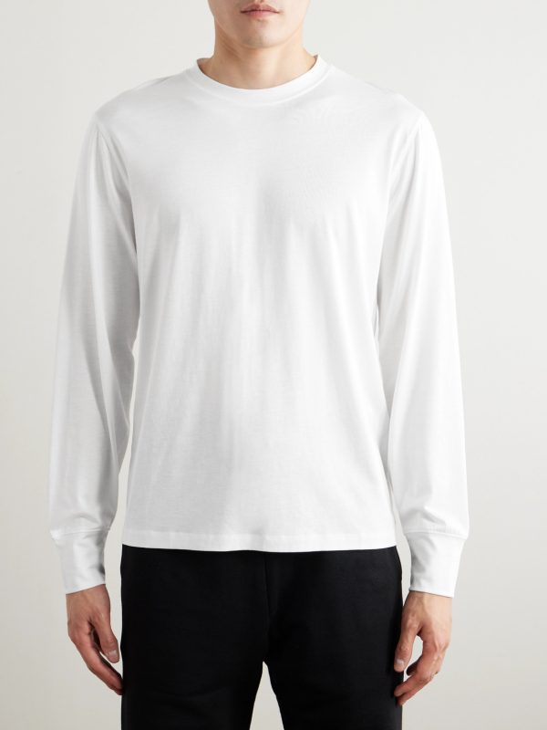 Slim-Fit Lyocell and Cotton-Blend Jersey T-Shirt - FR Slim-Fit Lyocell and Cotton-Blend Jersey T-Shirt - FR