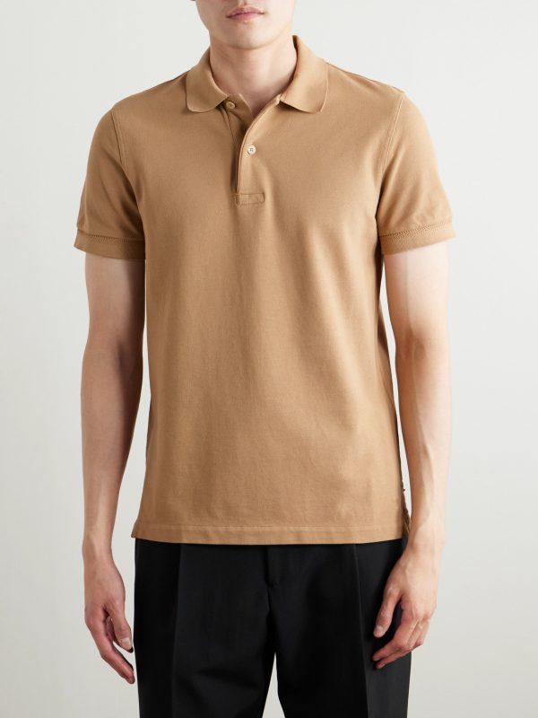 Garment-Dyed Cotton-Piqué Polo Shirt - FR Garment-Dyed Cotton-Piqué Polo Shirt - FR