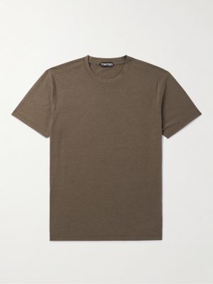 Slim-Fit Lyocell and Cotton-Blend Jersey T-Shirt Slim-Fit Lyocell and Cotton-Blend Jersey T-Shirt