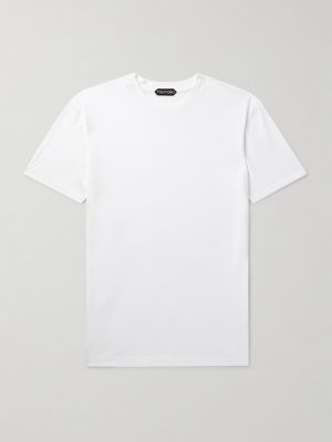 Slim-Fit Lyocell and Cotton-Blend Jersey T-Shirt Slim-Fit Lyocell and Cotton-Blend Jersey T-Shirt