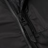 Padded Leather-Trimmed Satin Bomber Jacket - CU Padded Leather-Trimmed Satin Bomber Jacket - CU
