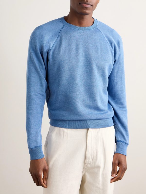 Cotton-Blend Jersey Sweatshirt - FR Cotton-Blend Jersey Sweatshirt - FR