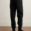 Tapered Cotton-Blend Jersey Sweatpants - BK Tapered Cotton-Blend Jersey Sweatpants - BK