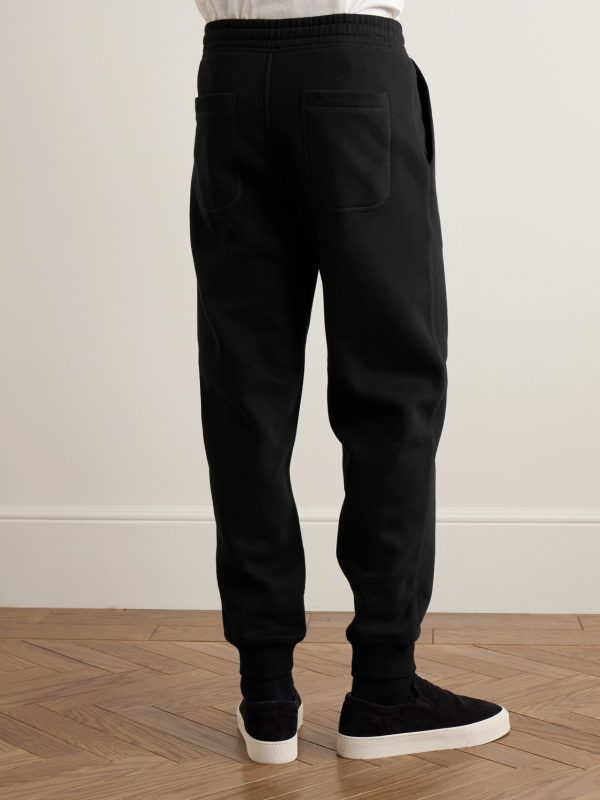 Tapered Cotton-Blend Jersey Sweatpants - BK Tapered Cotton-Blend Jersey Sweatpants - BK