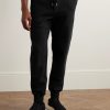 Tapered Cotton-Blend Jersey Sweatpants - FR Tapered Cotton-Blend Jersey Sweatpants - FR
