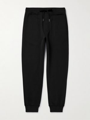 Tapered Cotton-Blend Jersey Sweatpants Tapered Cotton-Blend Jersey Sweatpants