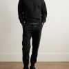 Tapered Cotton-Blend Jersey Sweatpants - OU Tapered Cotton-Blend Jersey Sweatpants - OU