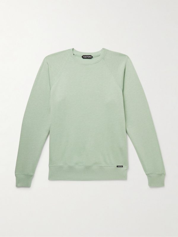 Cotton-Blend Jersey Sweatshirt Cotton-Blend Jersey Sweatshirt