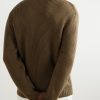 Shawl-Collar Ribbed Silk and Wool-Blend Cardigan - BK Shawl-Collar Ribbed Silk and Wool-Blend Cardigan - BK