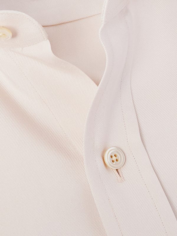 Slim-Fit Cutaway-Collar Twill Shirt - CU Slim-Fit Cutaway-Collar Twill Shirt - CU