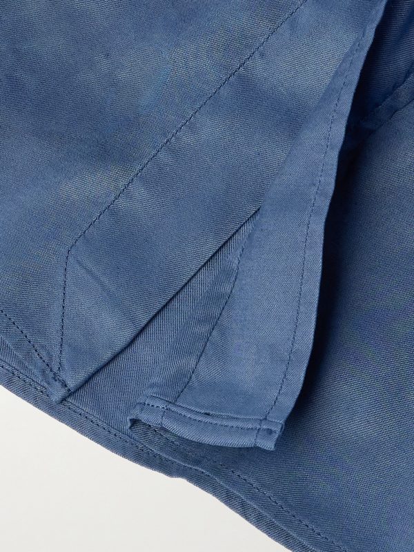 Button-Down Collar Garment-Dyed Lyocell Shirt - CU