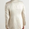 Dyllan Double-Breasted Silk and Linen-Blend Twill Suit Jacket - BK