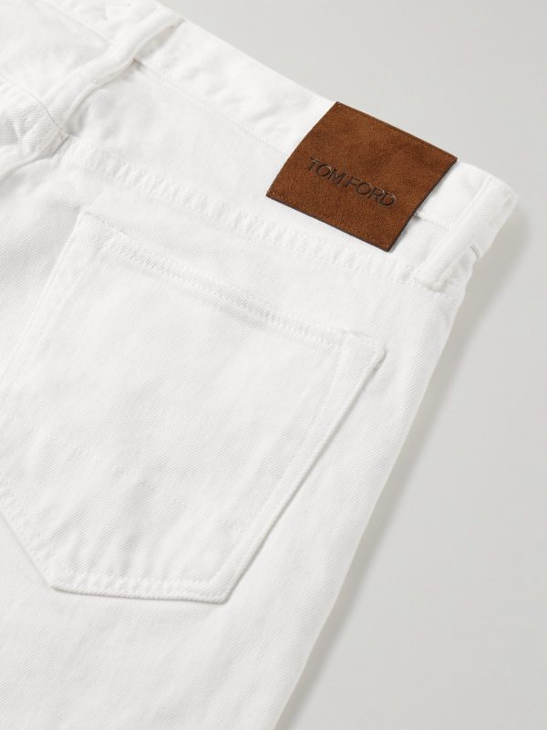 Slim-Fit Straight-Leg Selvedge Jeans - CU Slim-Fit Straight-Leg Selvedge Jeans - CU