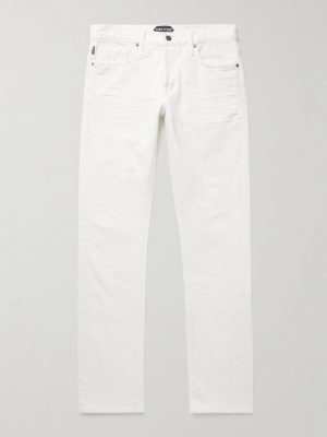 Slim-Fit Straight-Leg Selvedge Jeans