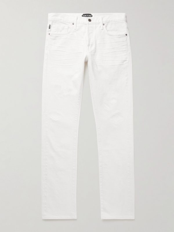 Slim-Fit Straight-Leg Selvedge Jeans Slim-Fit Straight-Leg Selvedge Jeans