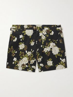 Hendrix Slim-Fit Short-Length Floral-Print Swim Shorts Hendrix Slim-Fit Short-Length Floral-Print Swim Shorts