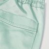 Straight-Leg Satin Drawstring Shorts - CU