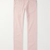 Slim-Fit Cotton-Blend Corduroy Trousers