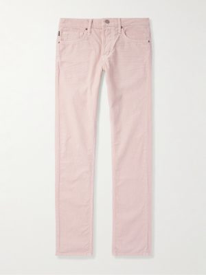 Slim-Fit Cotton-Blend Corduroy Trousers Slim-Fit Cotton-Blend Corduroy Trousers