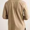 Slim-Fit Garment-Dyed Twill Shirt - BK