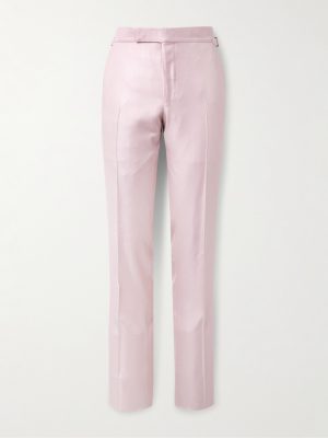 O'Connor Straight-Leg Silk-Twill Suit Trousers O'Connor Straight-Leg Silk-Twill Suit Trousers