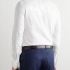 Slim-Fit Cutaway-Collar Cotton Oxford Shirt - BK