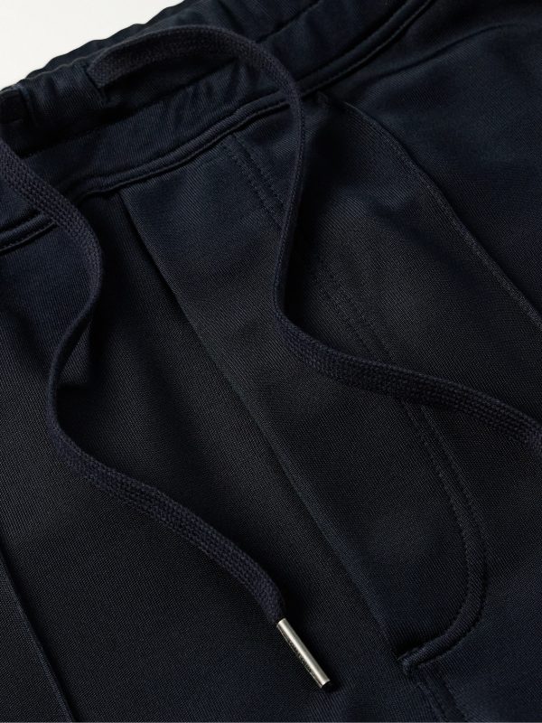 Straight-Leg Piped Tech-Jersey Track Pants - E1 Straight-Leg Piped Tech-Jersey Track Pants - E1