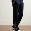 Straight-Leg Piped Tech-Jersey Track Pants - FR Straight-Leg Piped Tech-Jersey Track Pants - FR