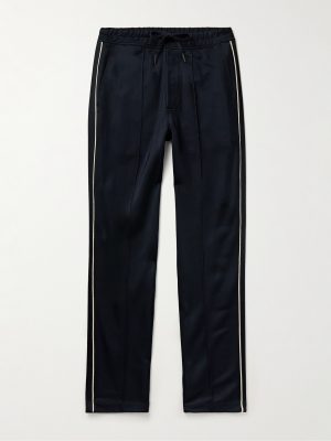 Straight-Leg Piped Tech-Jersey Track Pants Straight-Leg Piped Tech-Jersey Track Pants
