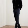 Straight-Leg Piped Tech-Jersey Track Pants - OU Straight-Leg Piped Tech-Jersey Track Pants - OU