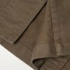 Leather-Trimmed Cotton Field Jacket - E1 Leather-Trimmed Cotton Field Jacket - E1