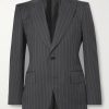 Slim-Fit Pinstriped Wool and Mohair-Blend Suit Jacket Slim-Fit Pinstriped Wool and Mohair-Blend Suit Jacket