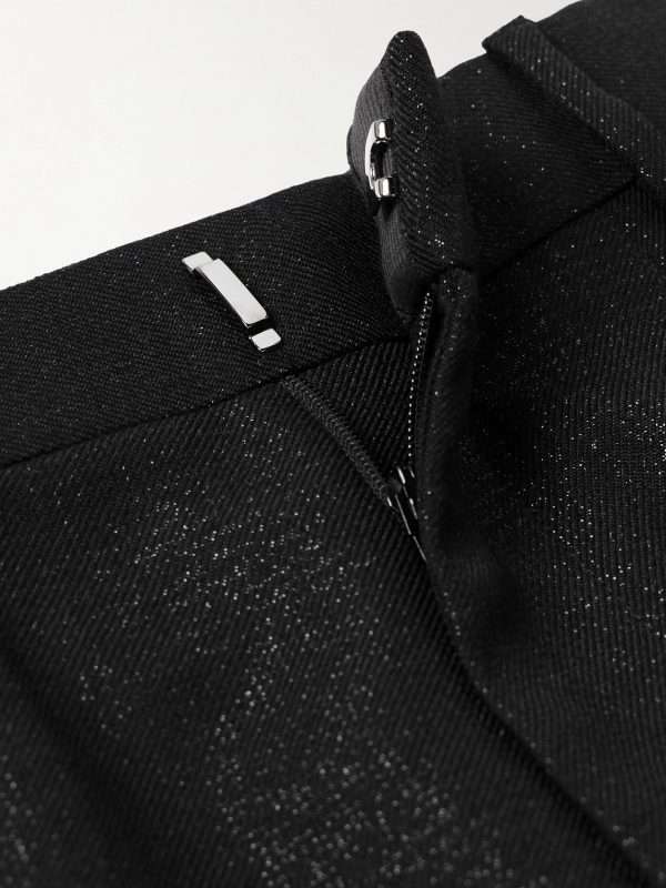 Straight-Leg Prince of Wales Checked Wool-Blend Suit Trousers - E1 Straight-Leg Prince of Wales Checked Wool-Blend Suit Trousers - E1