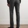 Tapered Pinstriped Wool and Mohair-Blend Twill Suit Trousers - BK Tapered Pinstriped Wool and Mohair-Blend Twill Suit Trousers - BK