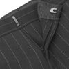Tapered Pinstriped Wool and Mohair-Blend Twill Suit Trousers - E1 Tapered Pinstriped Wool and Mohair-Blend Twill Suit Trousers - E1