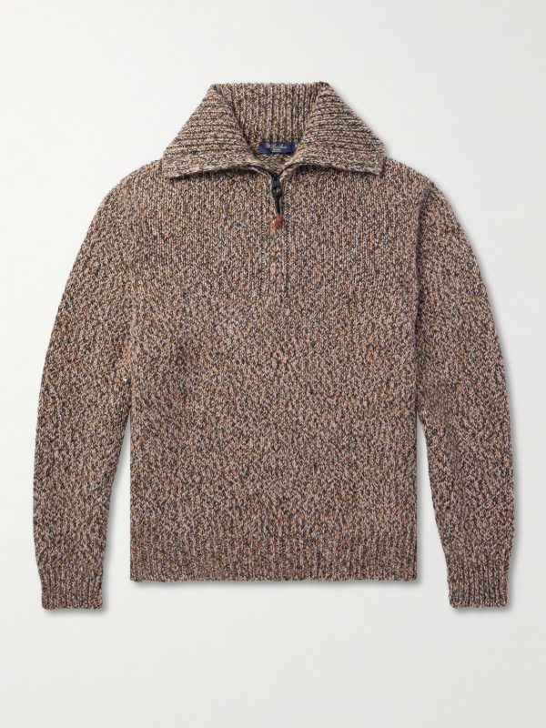 Cashmere Half-Zip Rollneck Sweater Cashmere Half-Zip Rollneck Sweater