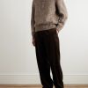Cashmere Half-Zip Rollneck Sweater - OU Cashmere Half-Zip Rollneck Sweater - OU