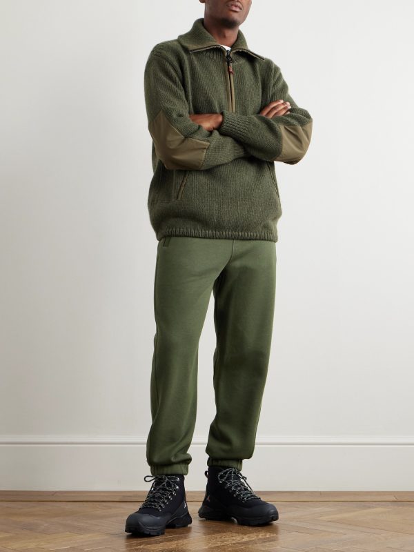 Vogel Tapered Cotton and Cashmere-Blend Jersey Sweatpants - OU Vogel Tapered Cotton and Cashmere-Blend Jersey Sweatpants - OU
