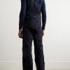 Straight-Leg Virgin Wool-Blend Ski Salopettes - BK Straight-Leg Virgin Wool-Blend Ski Salopettes - BK